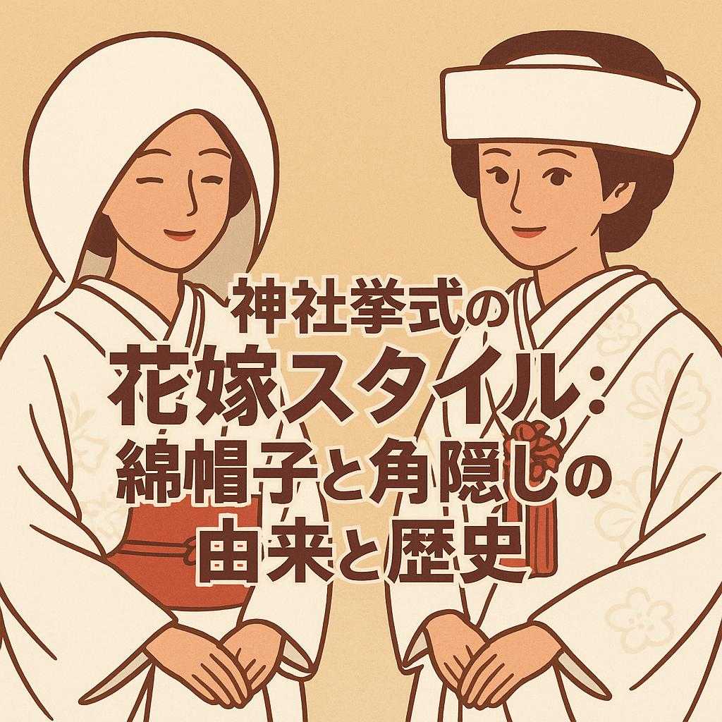 神社挙式の花嫁スタイル: 綿帽子と角隠しの由来と歴史