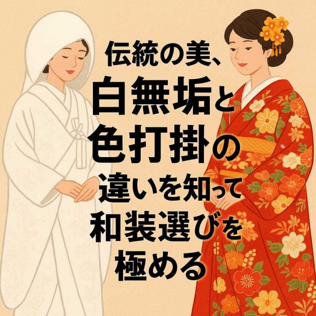 伝統の美、白無垢と色打掛の違いを知って和装選びを極める