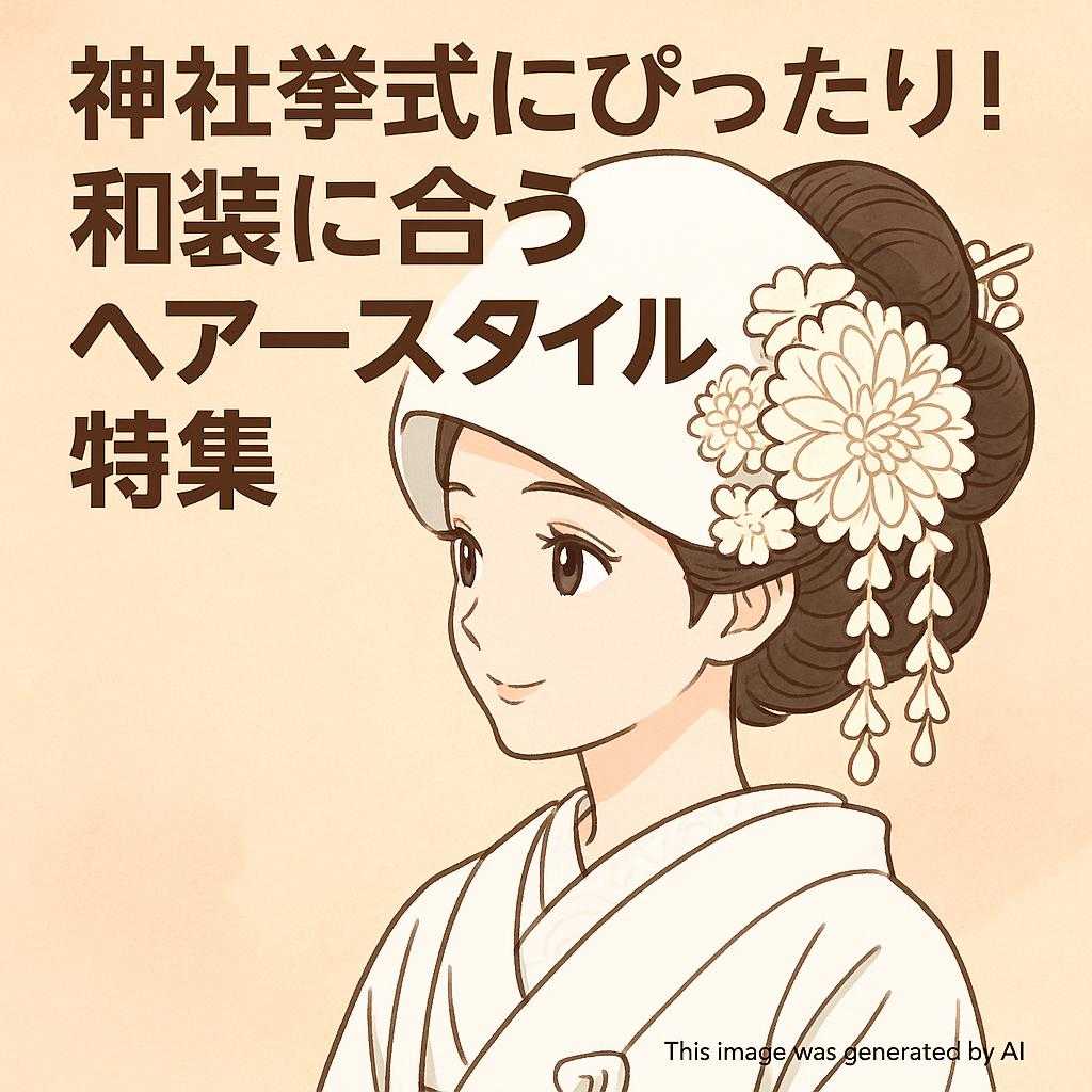 神社挙式にぴったり！和装に合うヘアースタイル特集