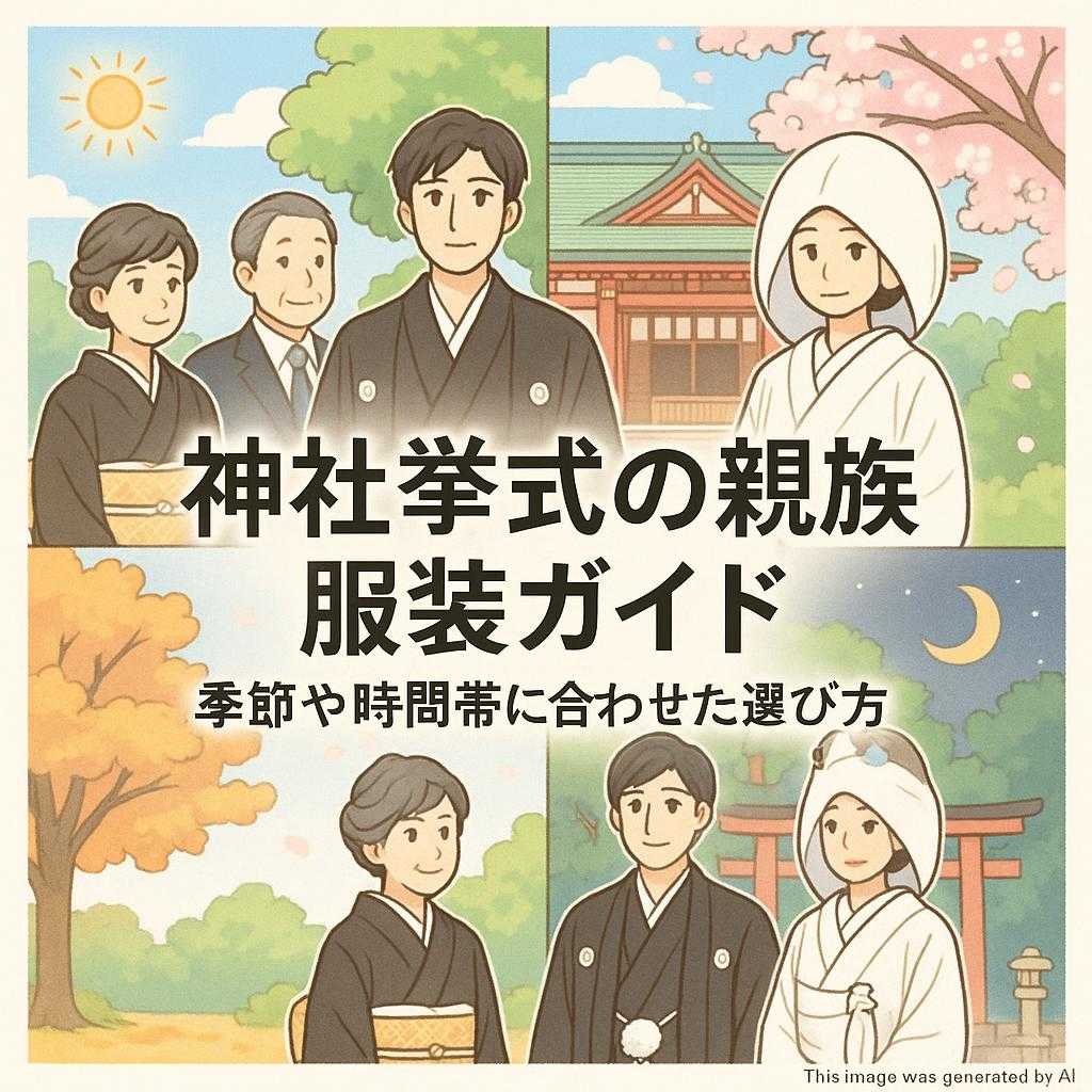 神社挙式の親族服装ガイド――季節や時間帯に合わせた選び方