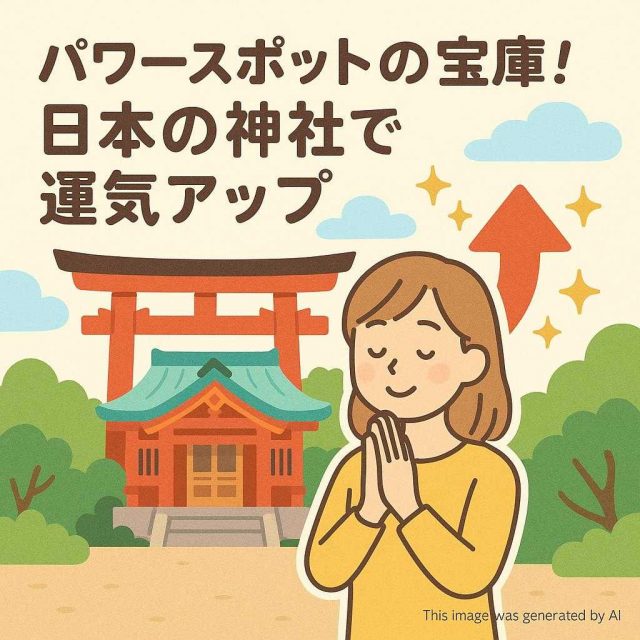 パワースポットの宝庫！日本の神社で運気アップ