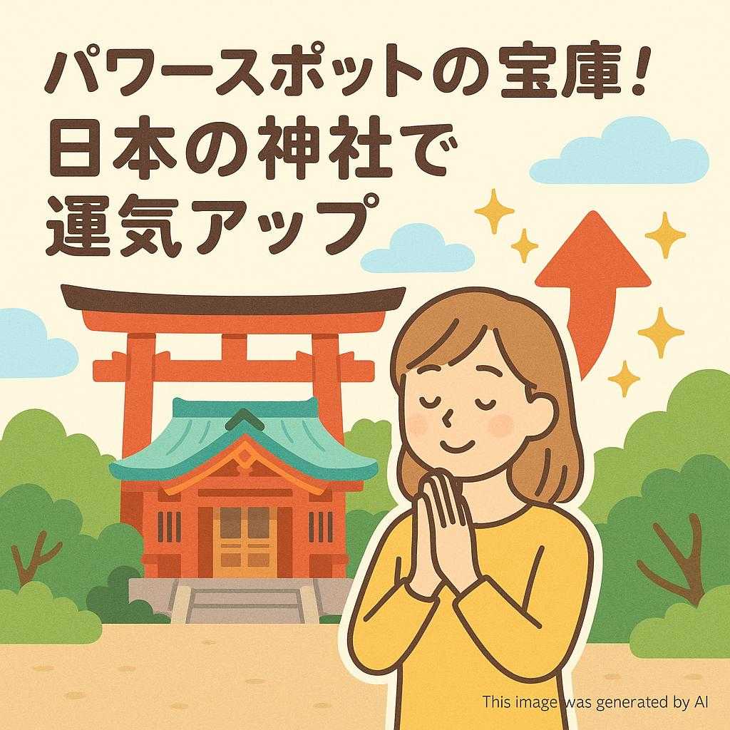 パワースポットの宝庫！日本の神社で運気アップ