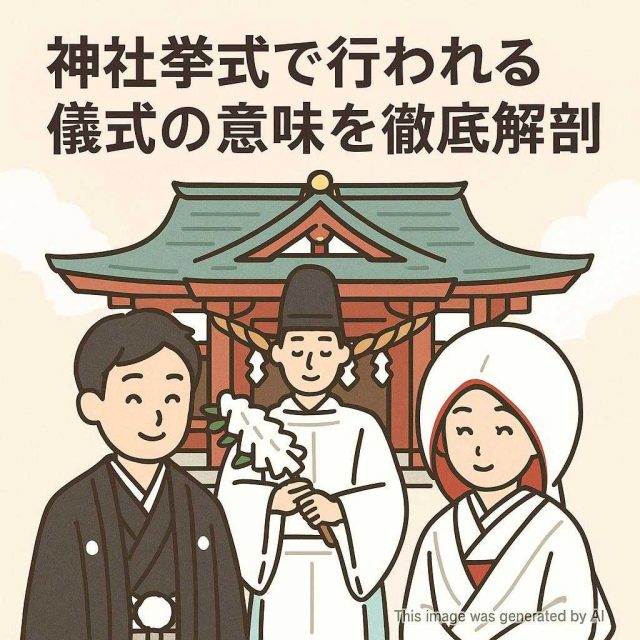 神社挙式で行われる儀式の意味を徹底解剖