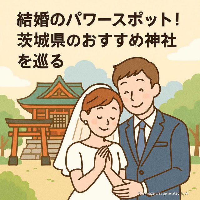 結婚のパワースポット！茨城県のおすすめ神社を巡る