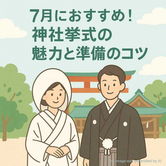 7月におすすめ！神社挙式の魅力と準備のコツ