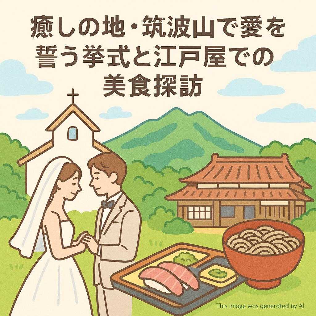 癒しの地・筑波山で愛を誓う挙式と江戸屋での美食探訪