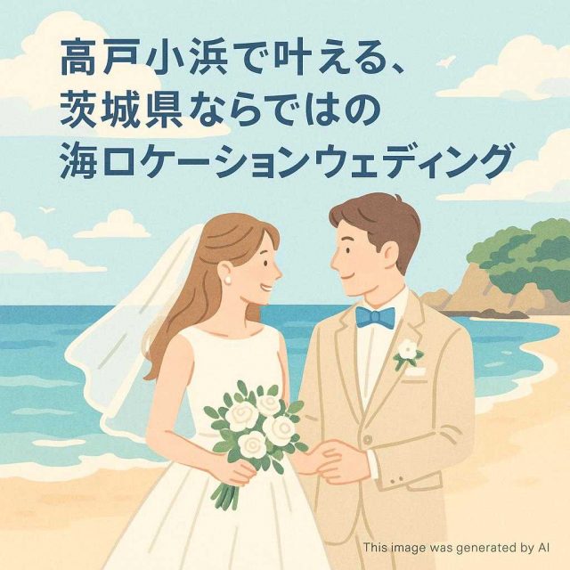 高戸小浜で叶える、茨城県ならではの海ロケーションウェディング