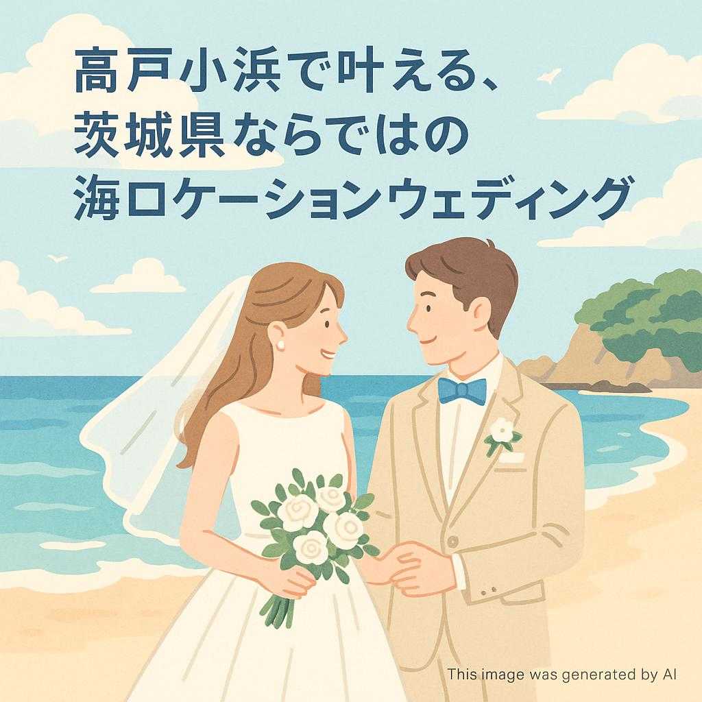 高戸小浜で叶える、茨城県ならではの海ロケーションウェディング
