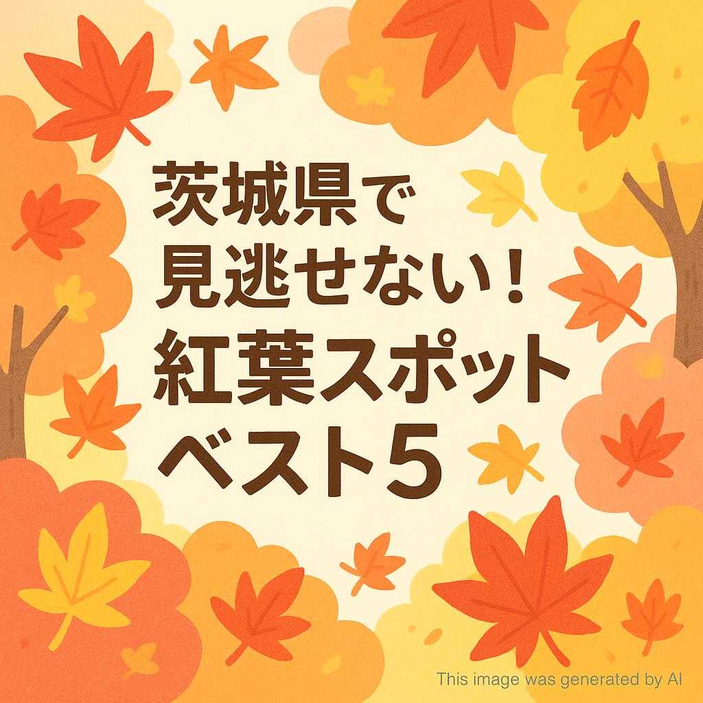 茨城県で見逃せない！紅葉スポットベスト5
