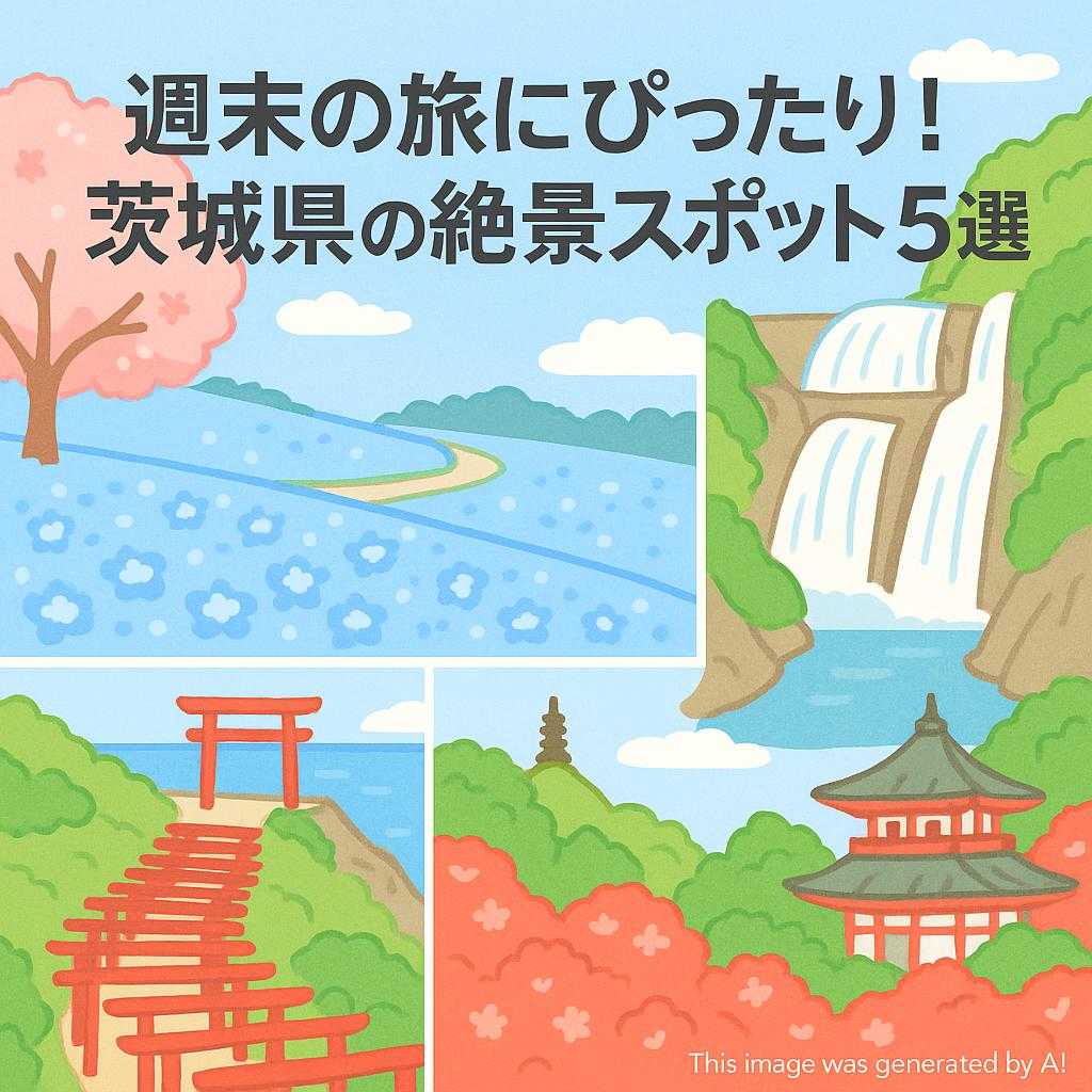 週末の旅にぴったり！茨城県の絶景スポット5選