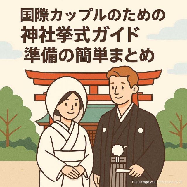 国際カップルのための神社挙式ガイド・準備の簡単まとめ