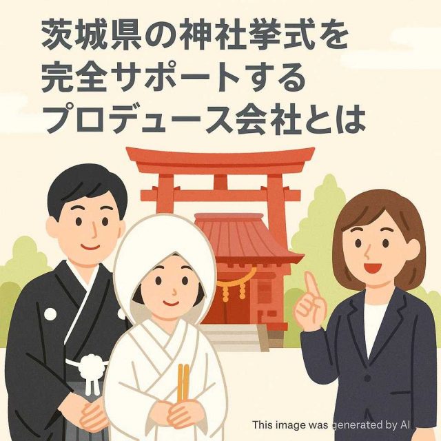茨城県の神社挙式を完全サポートするプロデュース会社とは