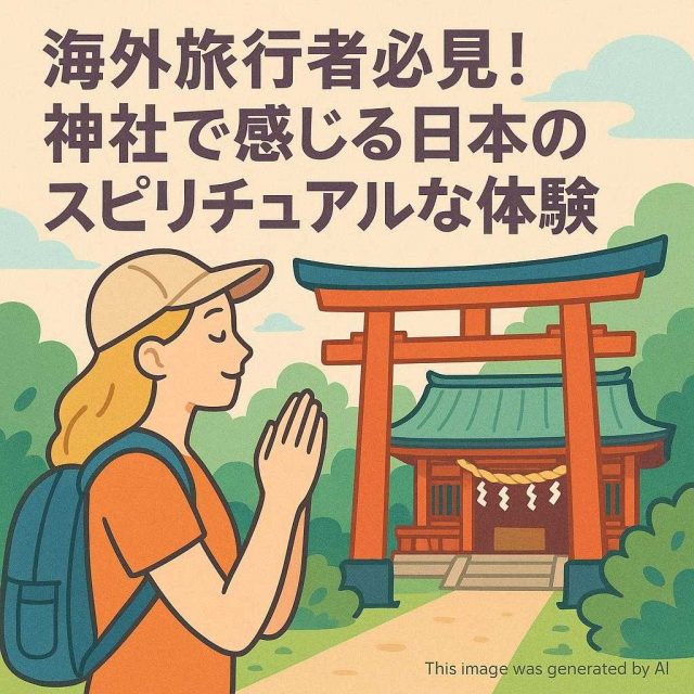 海外旅行者必見！神社で感じる日本のスピリチュアルな体験
