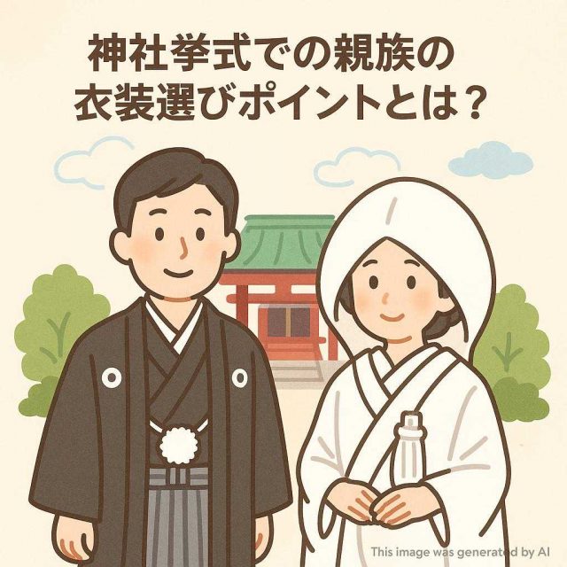 神社挙式での親族の衣装選びポイントとは？