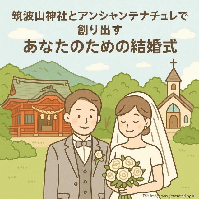 筑波山神社とアンシャンテナチュレで創り出す あなたのための結婚式