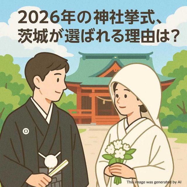 2026年の神社挙式、茨城が選ばれる理由とは？