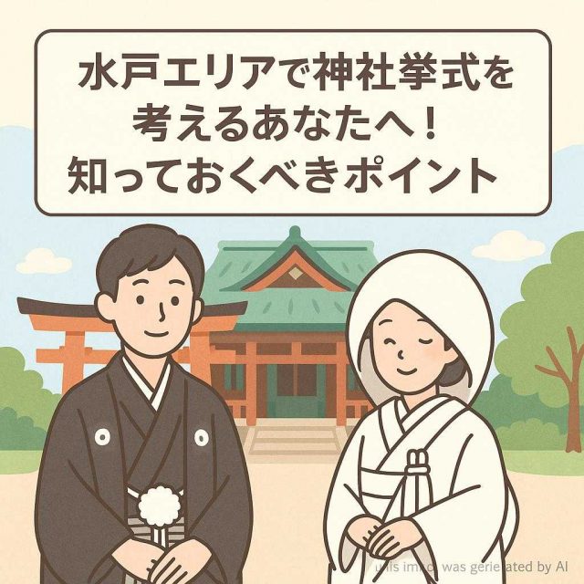 水戸エリアで神社挙式を考えるあなたへ！知っておくべきポイント