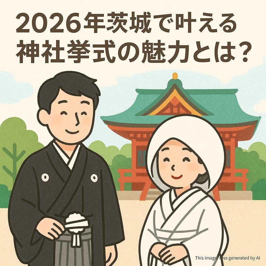 2026年茨城で叶える神社挙式の魅力とは?