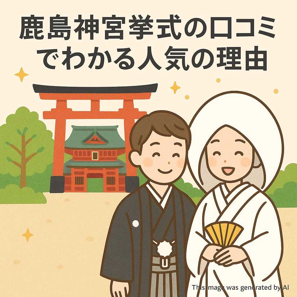 鹿島神宮挙式の口コミでわかる人気の理由