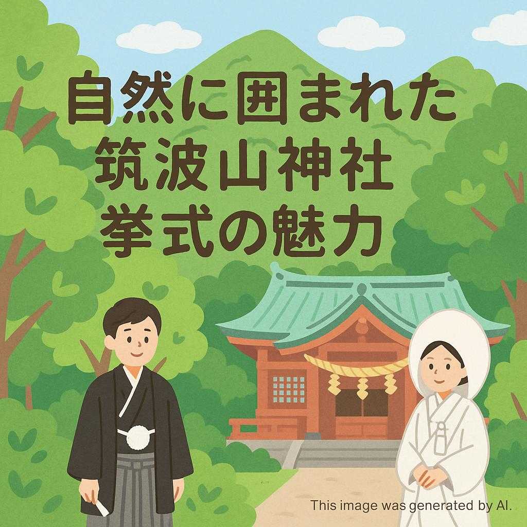自然に囲まれた筑波山神社挙式の魅力