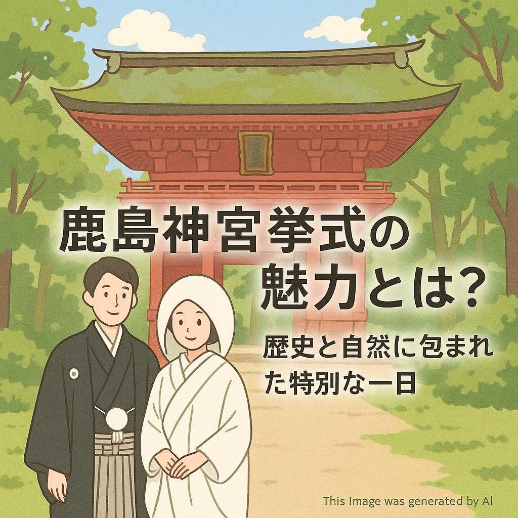 鹿島神宮挙式の魅力とは？歴史と自然に包まれた特別な一日