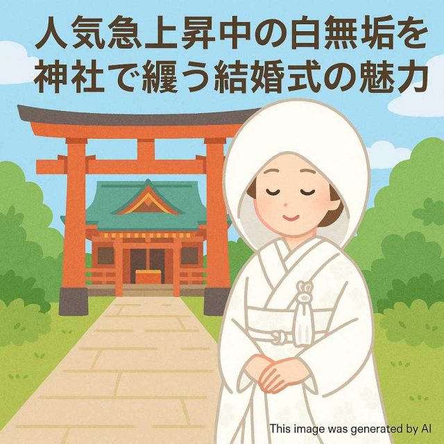 人気急上昇中の白無垢を神社で纏う結婚式の魅力