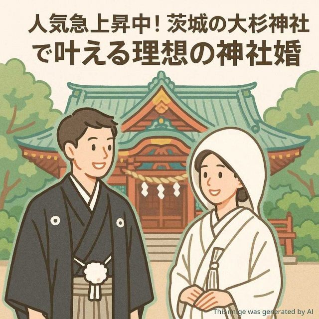 人気急上昇中！茨城の大杉神社で叶える理想の神社婚
