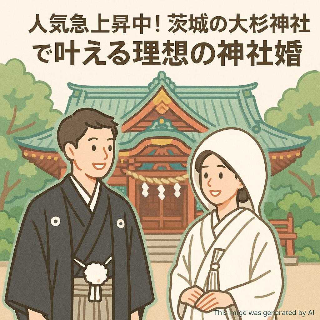 人気急上昇中！茨城の大杉神社で叶える理想の神社婚