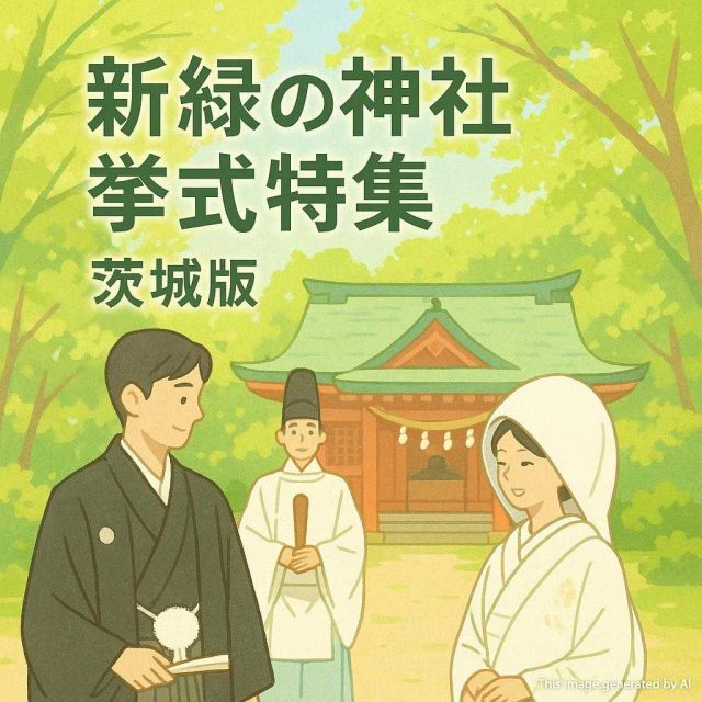 新緑の神社挙式特集　茨城版