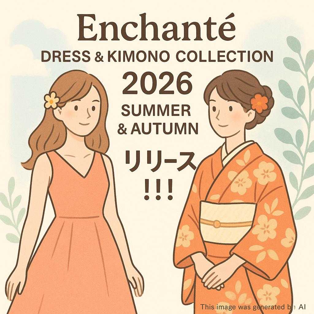 Enchante Dress&Kimono Collection 2026 Summer&Autumn リリース!!!
