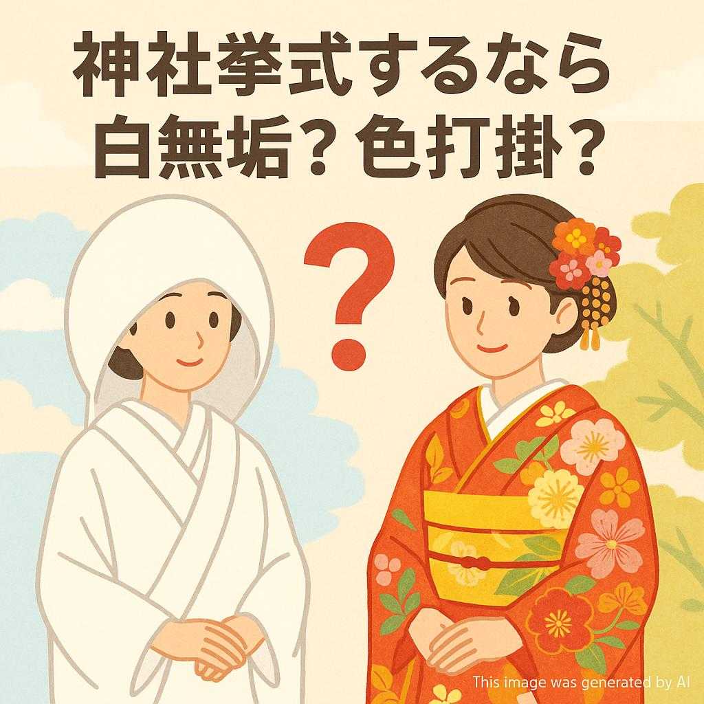 神社挙式するなら白無垢？色打掛？