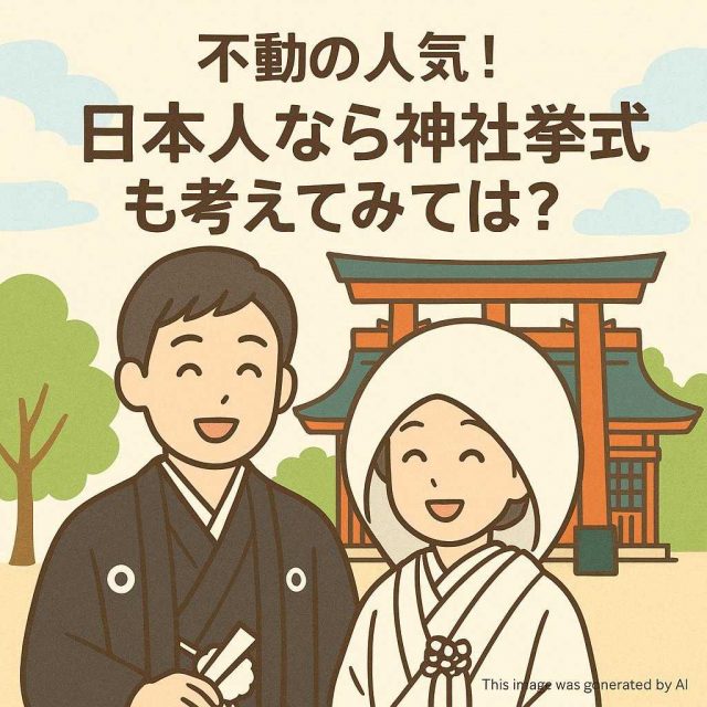 不動の人気！日本人なら神社挙式も考えてみては？