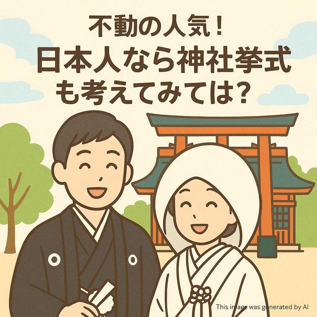 不動の人気!日本人なら神社挙式も考えてみては?