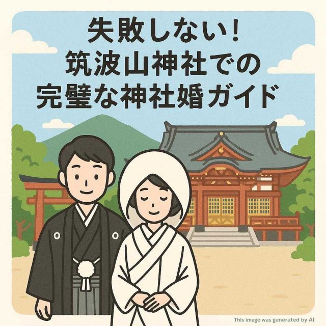 失敗しない！筑波山神社での完璧な神社婚ガイド