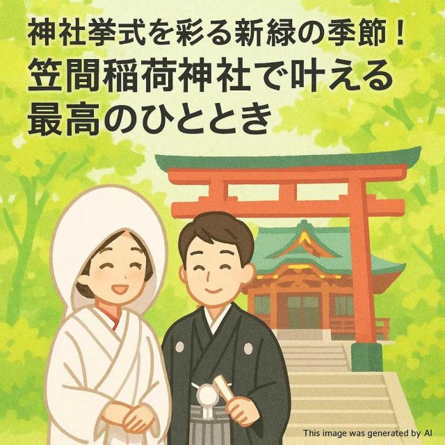神社挙式を彩る新緑の季節！笠間稲荷神社で叶える最高のひととき