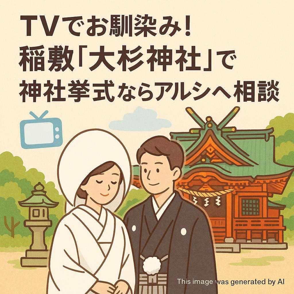 TVでお馴染み！稲敷「大杉神社」で神社挙式ならアルシェへ相談