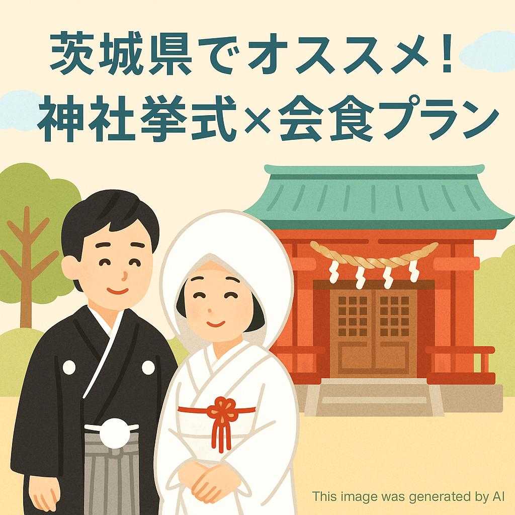茨城県でオススメ!神社挙式×会食プラン