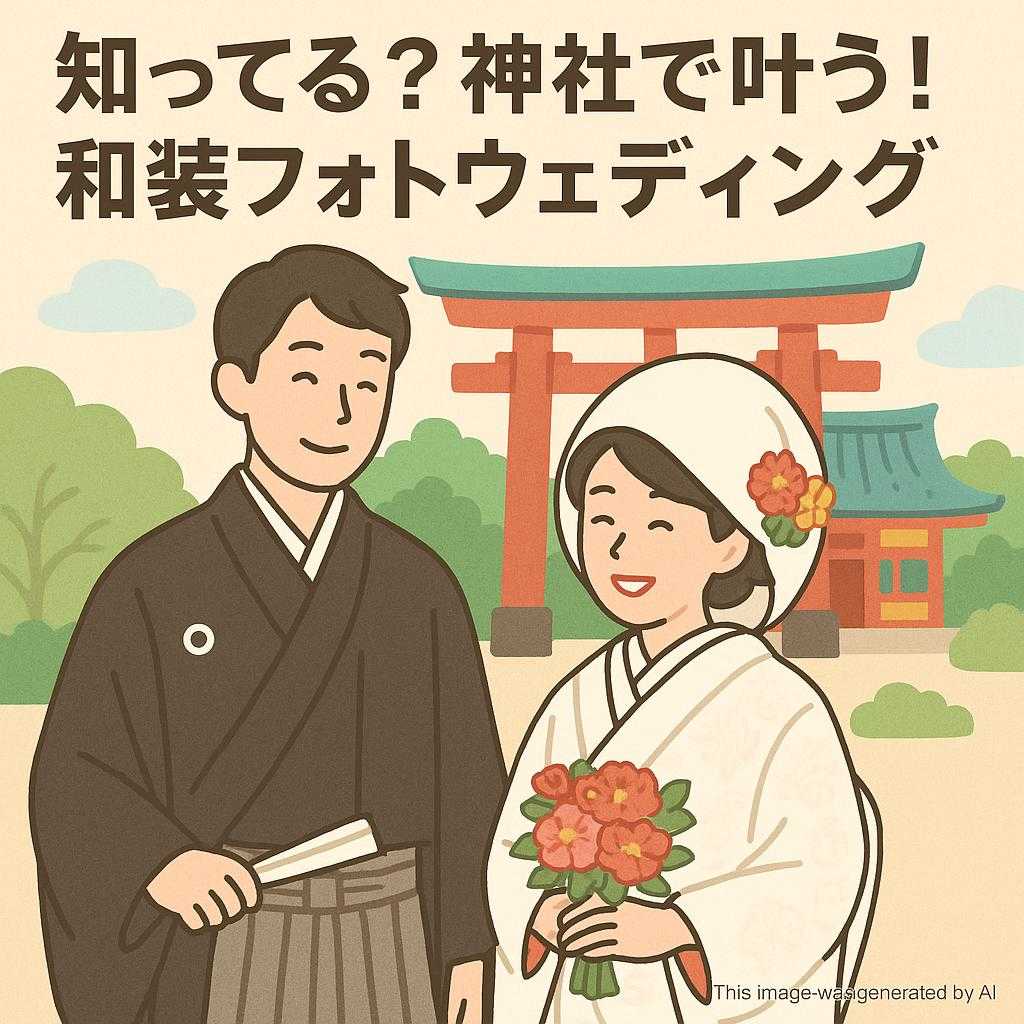 知ってる?神社で叶う!和装フォトウェディング