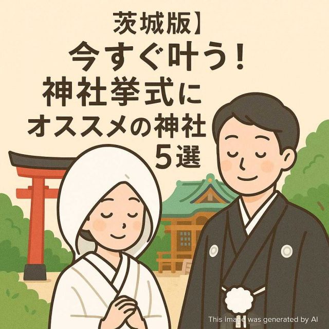【茨城版】今すぐ叶う！神社挙式にオススメの神社5選