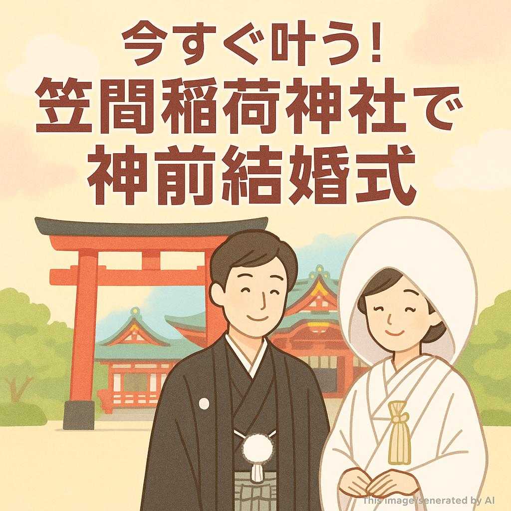 今すぐ叶う！笠間稲荷神社で神前結婚式