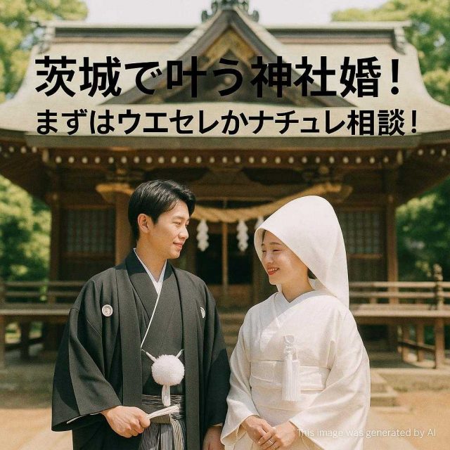 茨城で叶う神社婚！まずはウエセレかナチュレに相談！