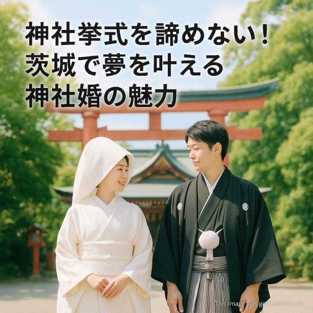 神社挙式を諦めない！茨城で夢を叶える神社婚の魅力