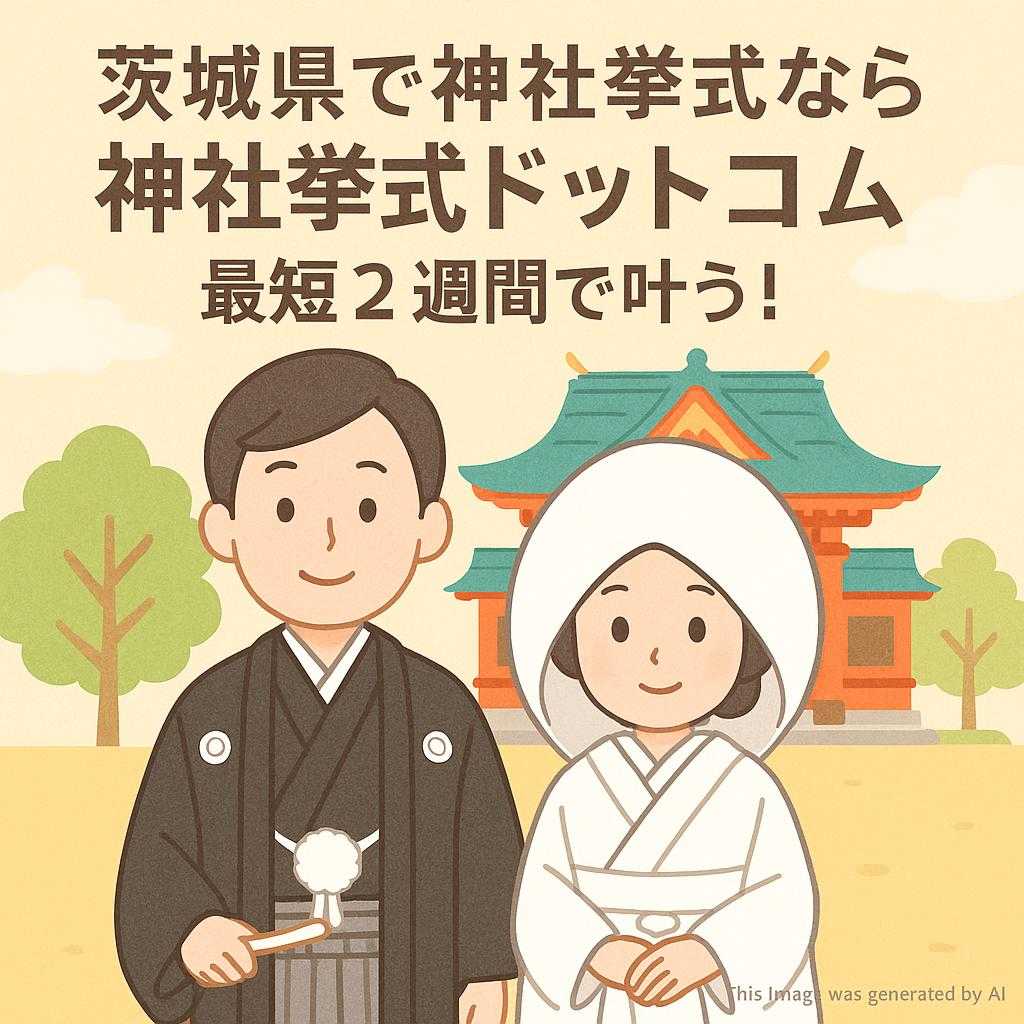 茨城県で神社挙式なら神社挙式ドットコム　最短2週間で叶う！