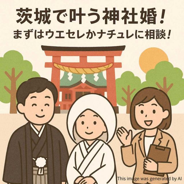 茨城で叶う神社婚！まずはウエセレかナチュレに相談！