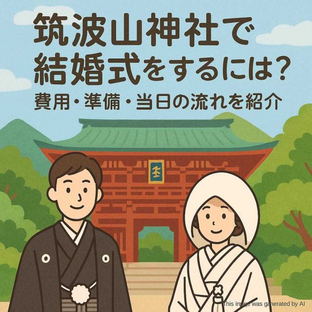 筑波山神社で結婚式をするには？費用・準備・当日の流れを紹介