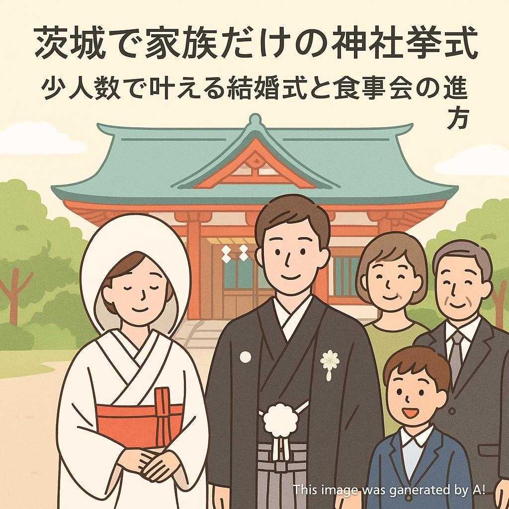 茨城で家族だけの神社挙式｜少人数で叶える結婚式と食事会の進め方