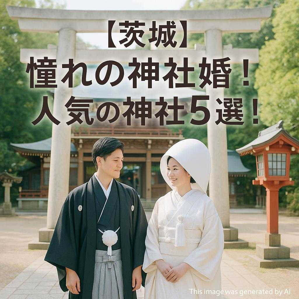 【茨城】憧れの神社婚！人気の神社5選！