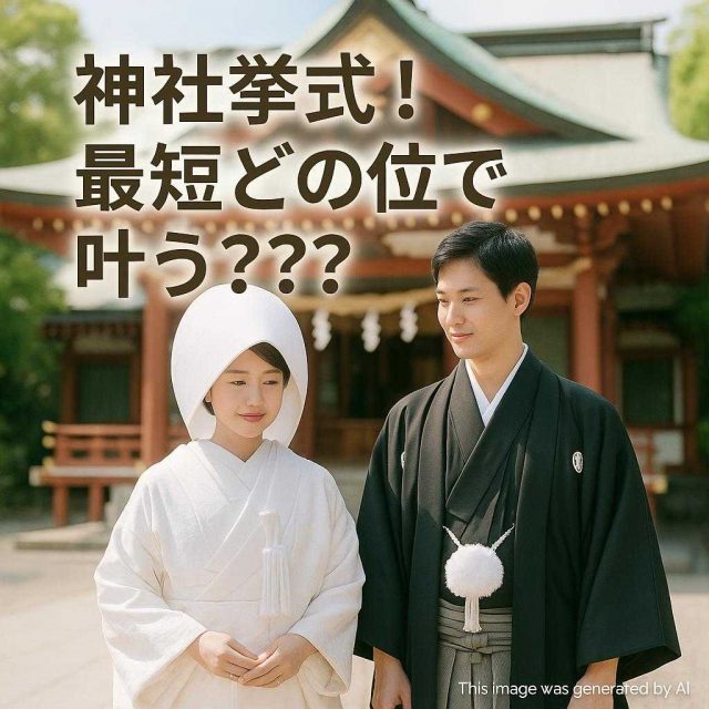 神社挙式！最短どの位で叶う？？？