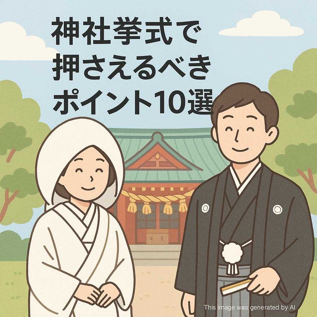 神社挙式で押さえるべきポイント10選